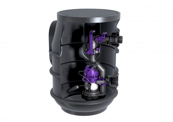 Pompstation Aquapump Small Basic MONO met vlotter
